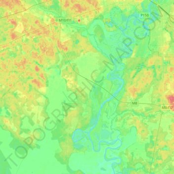 Бобовичский сельский Совет topographic map, elevation, terrain