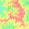 Louisburg topographic map, elevation, terrain