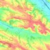 Lavalette topographic map, elevation, terrain