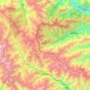 白马藏族乡 topographic map, elevation, terrain
