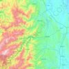 Kalinga topographic map, elevation, terrain