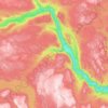Nesbyen topographic map, elevation, terrain