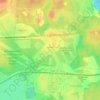 Кузяево topographic map, elevation, terrain
