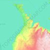 Bruce County topographic map, elevation, terrain