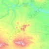 Fergus County topographic map, elevation, terrain