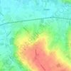 Boucle-Saint-Denis topographic map, elevation, terrain