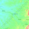 Jardim do Seridó topographic map, elevation, terrain