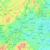 涟源市 topographic map, elevation, terrain