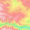 Chuschi topographic map, elevation, terrain