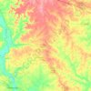 Bleckley County topographic map, elevation, terrain