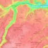Treis-Sants-en-Ouche topographic map, elevation, terrain