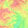 Harnett County topographic map, elevation, terrain