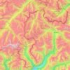 Alpi di Livigno topographic map, elevation, terrain