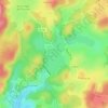 Lac de Chamboux topographic map, elevation, terrain