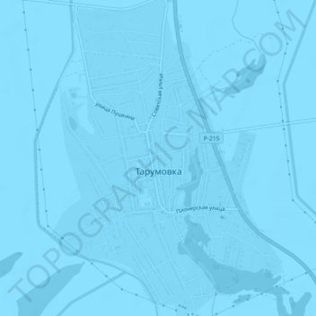 Тарумовка topographic map, elevation, terrain