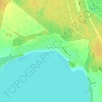 Аллаки topographic map, elevation, terrain