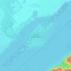 остров Менделеева topographic map, elevation, terrain