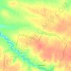 Kudina topographic map, elevation, terrain