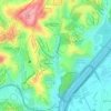 Hebe Camargo topographic map, elevation, terrain