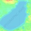 Lake Poinsett topographic map, elevation, terrain