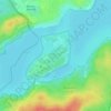 Pfaueninsel topographic map, elevation, terrain