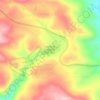 Hopewell Lake topographic map, elevation, terrain