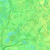 Cheval topographic map, elevation, terrain