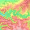 Hohenwarte-Stausee topographic map, elevation, terrain