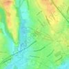 Cassiobury Park topographic map, elevation, terrain