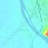 Orenburgskoye topographic map, elevation, terrain