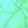 Pampanga River topographic map, elevation, terrain