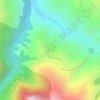 Coroico Viejo topographic map, elevation, terrain