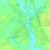 Grand Canal - Barrow Line topographic map, elevation, terrain