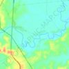 Kyauk Phu topographic map, elevation, terrain