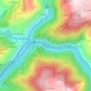 Sil topographic map, elevation, terrain