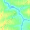 Коржи topographic map, elevation, terrain
