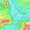 Saar topographic map, elevation, terrain