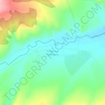 Татарская Тумбарла topographic map, elevation, terrain