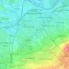 Middlesbrough topographic map, elevation, terrain