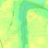 天沐湖 topographic map, elevation, terrain