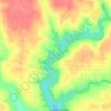 Duck River Reservoir topographic map, elevation, terrain