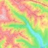 Maltatal topographic map, elevation, terrain