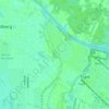 Plaza Daniel María Cazón topographic map, elevation, terrain