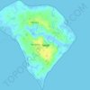Femø topographic map, elevation, terrain