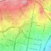 Mellat Park topographic map, elevation, terrain