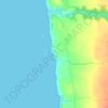 Praia de Vale Figueiros topographic map, elevation, terrain