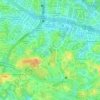 Singapore Botanic Gardens topographic map, elevation, terrain