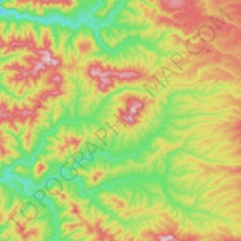 Половцы topographic map, elevation, terrain