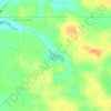 Nelson Lake topographic map, elevation, terrain