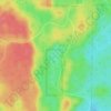 Setting Lake topographic map, elevation, terrain
